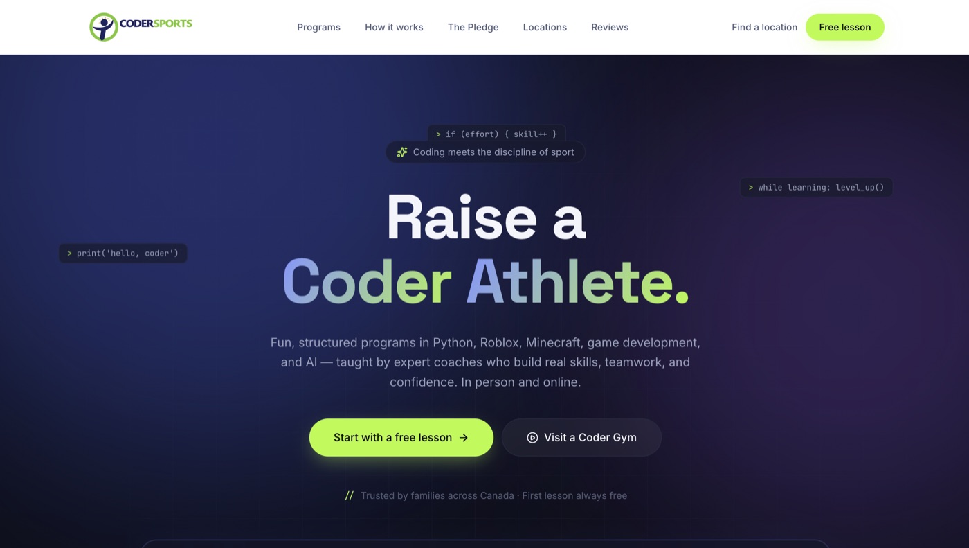 Coder Sports Academy